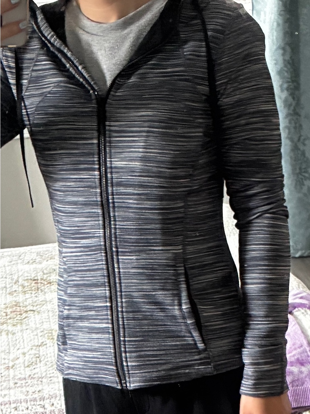 Lululemon Hooded Define Jacket Nulu - Space Dye (Size 8)